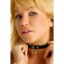 Picture of Unisex Leather Choker with O-Ring- ML