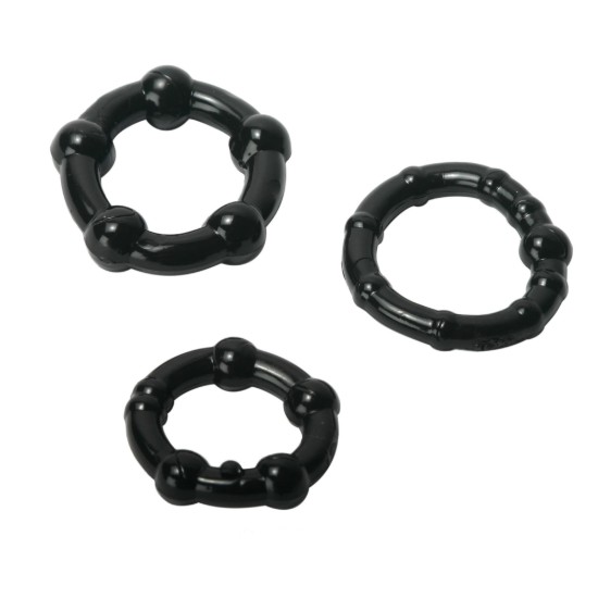 Picture of Black Performance Erection Rings - Packaged
