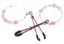 Picture of Fresh Pink Beaded Tweezer Nipple Clamps
