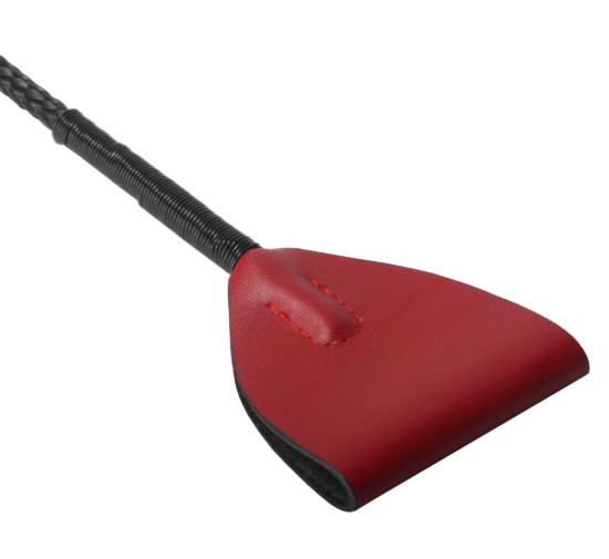 Picture of Red Leather Riding Crop