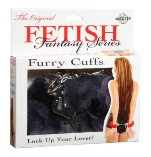 Picture of Fetish Fantasy Black Furry Love Cuffs