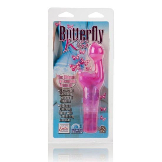 Picture of Pink Butterfly Kiss Vibrator - Packaged