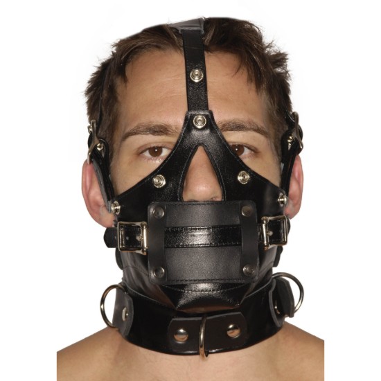 Picture of Strict Leather Premium Muzzle with Blindfold and Gags