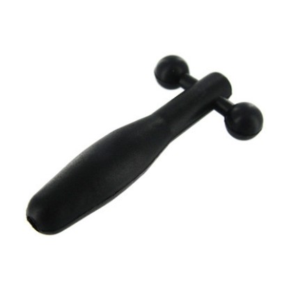 Picture of Silicone Cum-Thru Barbell Penis Plug