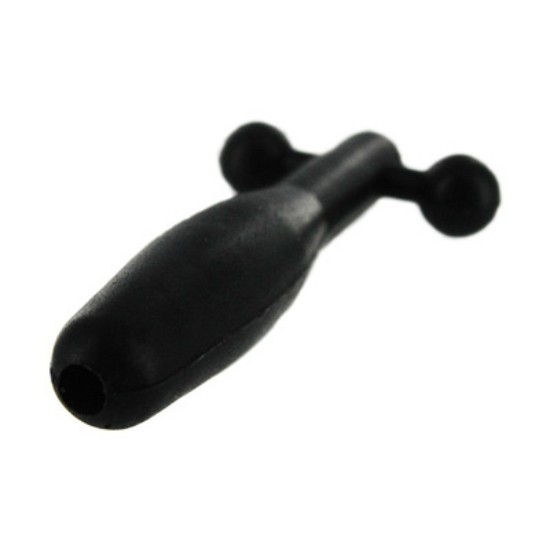 Picture of Silicone Cum-Thru Barbell Penis Plug