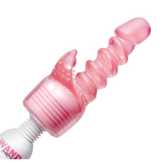 Picture of Wand Essentials MyBody Massager with Attachment - Pink