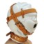 Picture of Total Sensory Deprivation White Leather Hood - SmallMedium