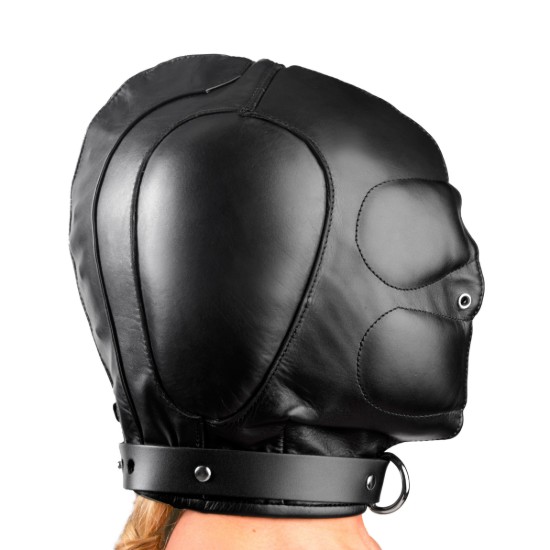 Picture of Padded Leather Hood - MediumLarge