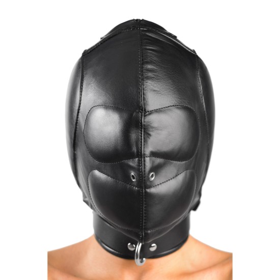 Picture of Padded Leather Hood - MediumLarge
