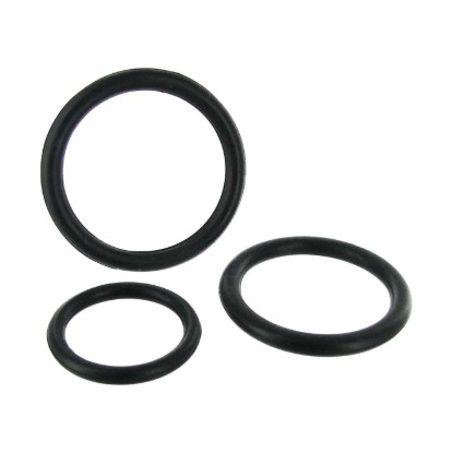 Picture of Black Triple Silicone Cock Ring Set