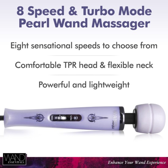 Picture of Wand Essentials 8 Speed Turbo Pearl Massager - 110V