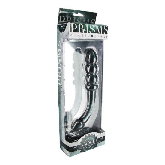 Picture of Hamsa Glass Dildo - Smoky Jade