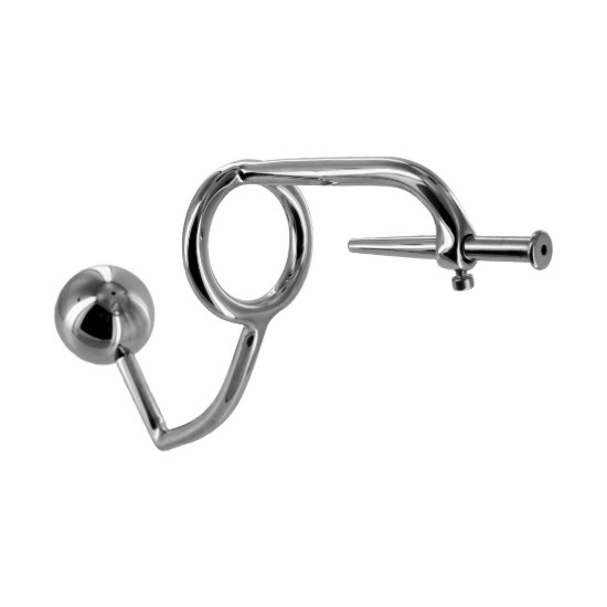 Picture of Anal Intruder Cock Ring with Penis Plug