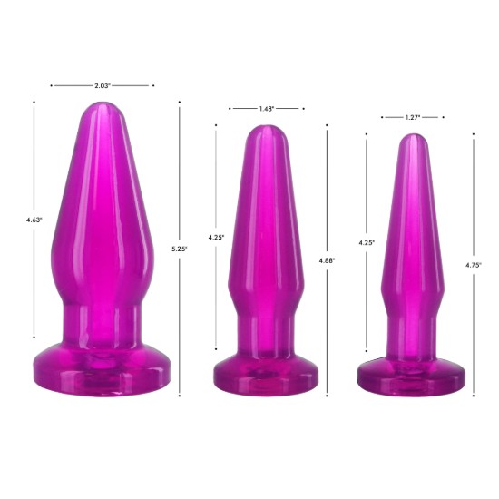 Picture of Fill-er-Up Butt Plug Kit - Purple