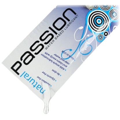 Picture of Passion Natural Water-Based Lubricant - 0.25 oz Single Use Pouch