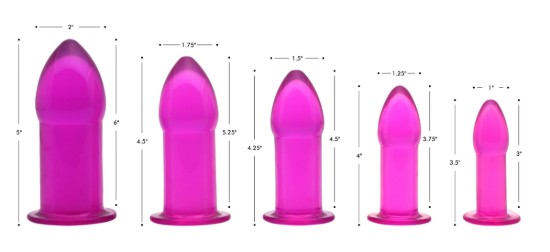 Picture of 5 Piece Anal Trainer Set - Purple