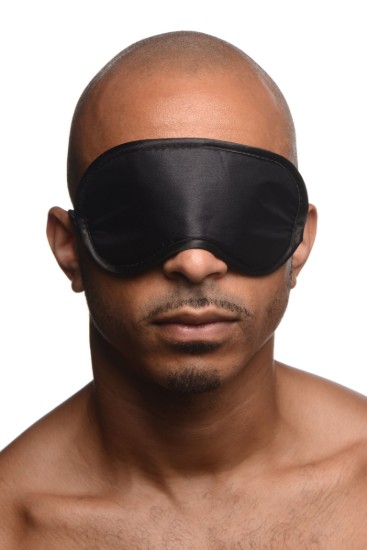 Picture of Le Boheme Satin Blindfold - Black