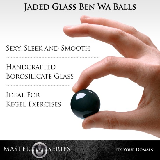 Picture of Jaded Glass Ben Wa Balls