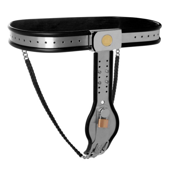 Picture of Locking Steel Female Chastity Belt - Small