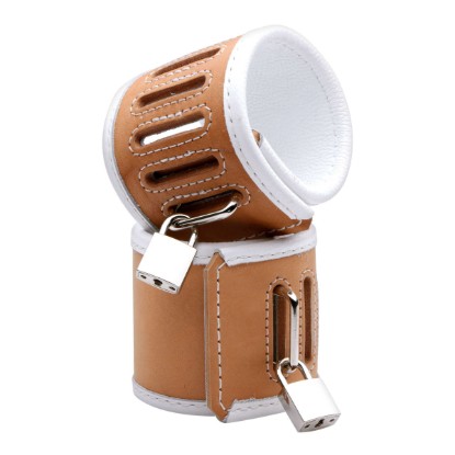 Picture of Tan Hospital Style Wrist Restraints