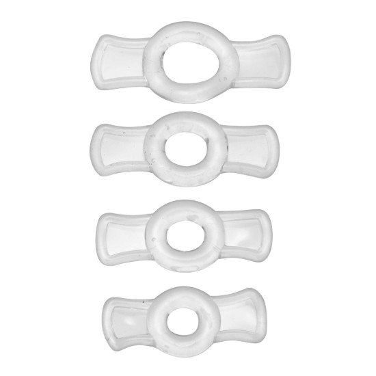 Picture of Size Matters Endurance Penis Ring Set - Clear