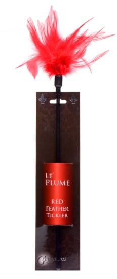 Picture of Le Plume Feather Tickler - Red
