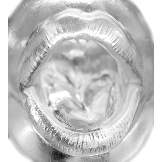 Picture of Palm-Tec Luxe Lips Beaded Clear Stroker