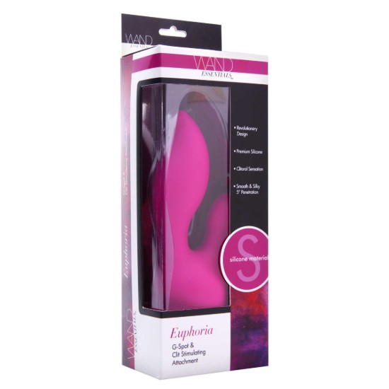 Picture of Euphoria G-Spot and Clit Stimulating Silicone Wand Massager Attachment