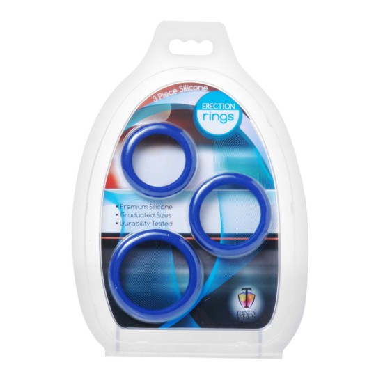 Picture of 3 Piece Silicone Erection Rings