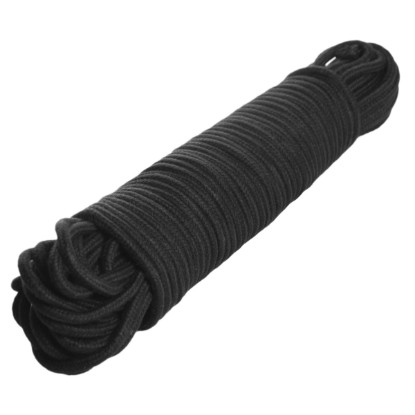 Picture of 96 Foot Cotton Bondage Rope - Black