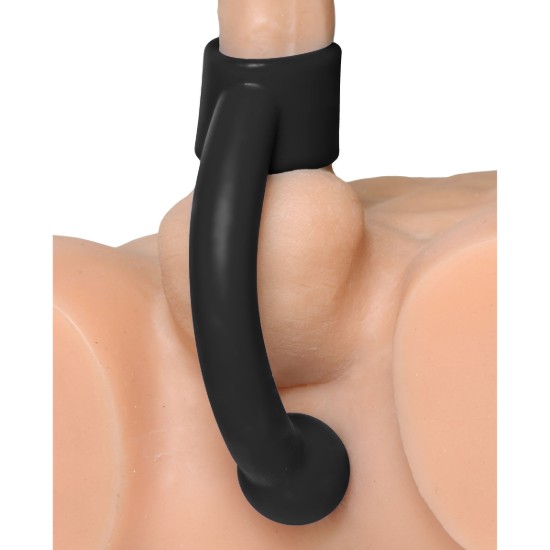 Picture of Silicone Shaft Ring with Flexible Beaded Anal Arm