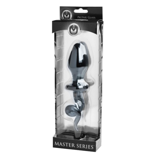 Picture of Swine Pig Tail Glass Anal Plug