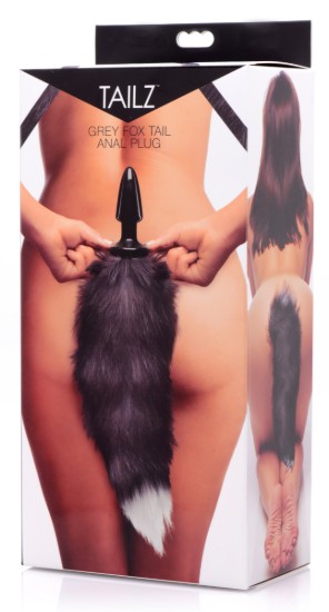 Picture of Grey Fox Tail Anal Plug