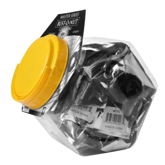 Picture of Bust A Nut Cock Ring Fishbowl Retail Display- 50 Piece Display