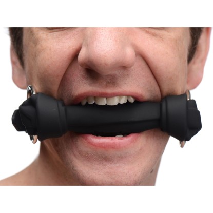 Picture of Silicone Bone Gag - Black