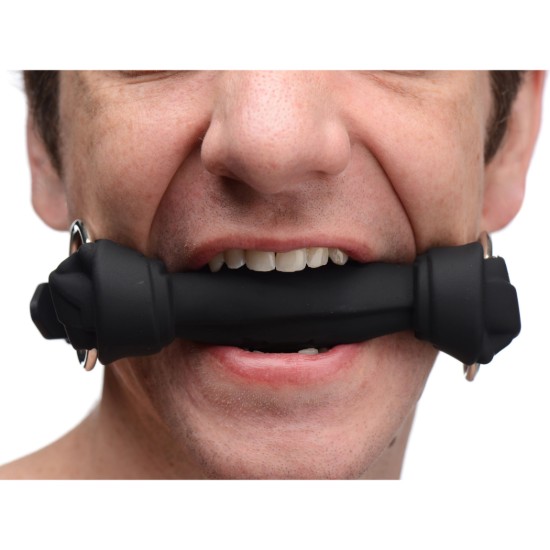 Picture of Silicone Bone Gag - Black