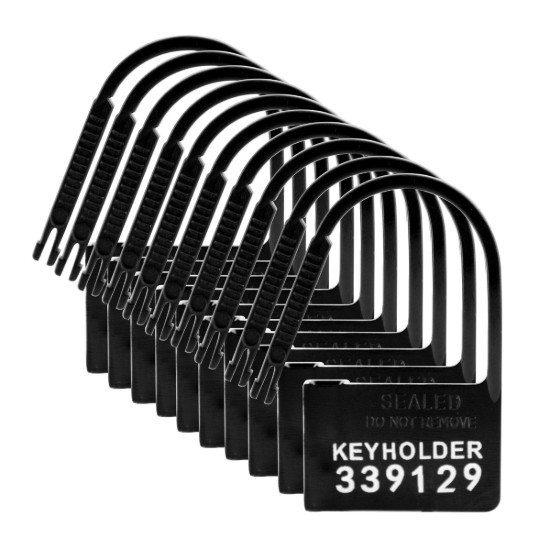 Picture of Keyholder 10 Pack Numbered Plastic Chastity Locks