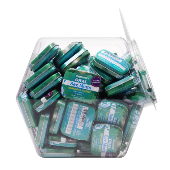 Picture of Oral Sex Mints with Numbing Agent Retail Fishbowl Display- 60 Piece Display