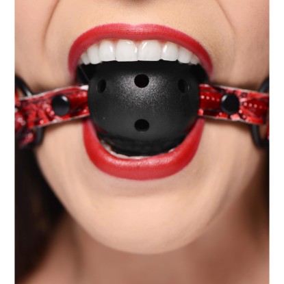 Picture of Crimson Tied Breathable Ball Gag