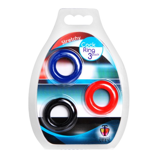 Picture of Stretchy Cock Ring 3 Pack