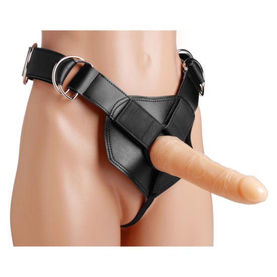 Picture of Flaunt Heavy Duty Strap On Harness with Dildo