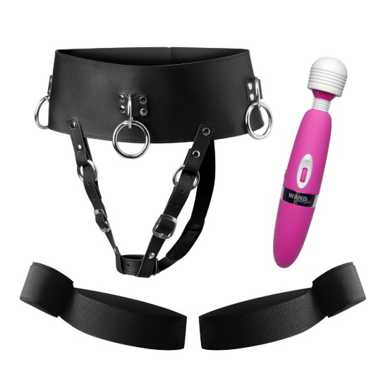 Picture of Forced Orgasm Belt and Wand Restraint Kit
