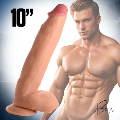 Picture of Raging Cockstars Big Dick Ben 10 Inch Realistic Dildo
