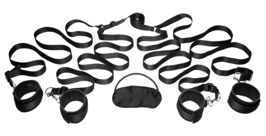Picture of Bedroom Restraint Kit with Bondage Straps and Blindfold