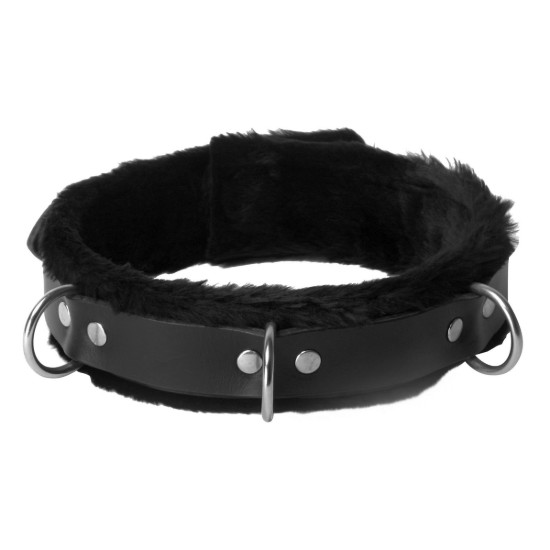 Picture of Fur Lined Leather Bondage Essentials Kit