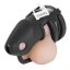 Picture of Sado Shadow Locking Silicone Male Chastity Device