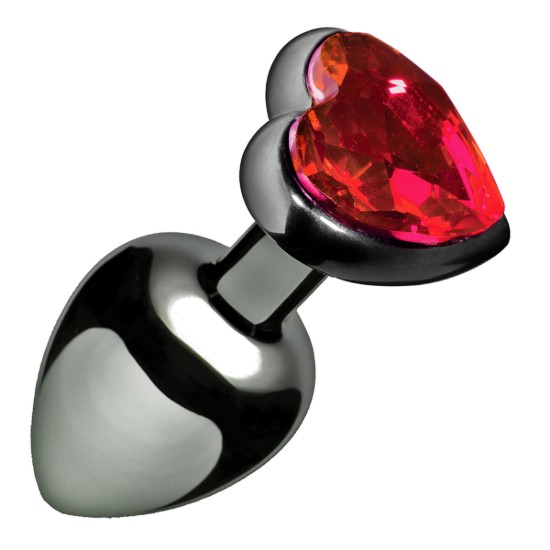 Picture of Crimson Tied Scarlet Heart Jewel Anal Plug