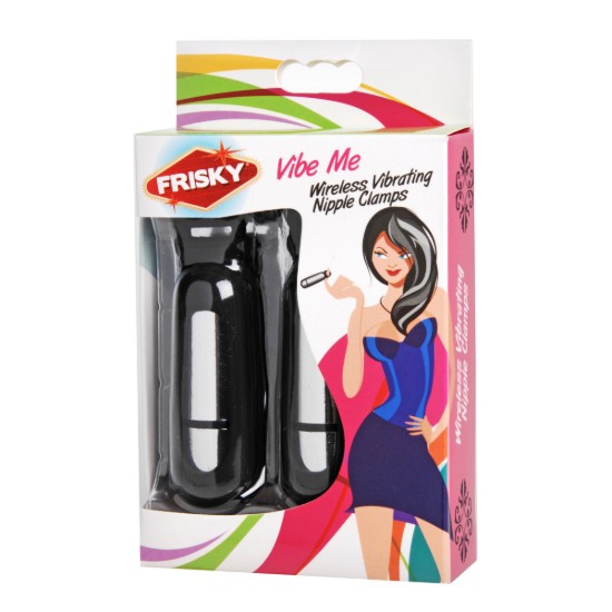 Picture of Vibe Me Wirelss Vibrating Nipple Clamps