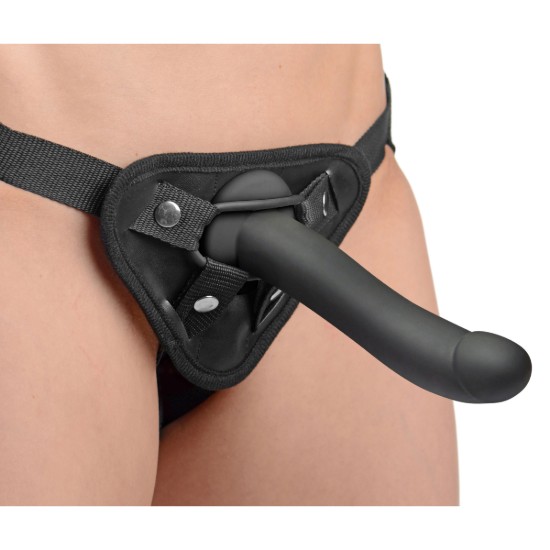 Picture of Onyx Vibrating Silicone G-Spot Dildo