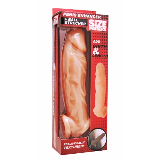 Picture of Realistic Flesh Penis Enhancer and Ball Stretcher